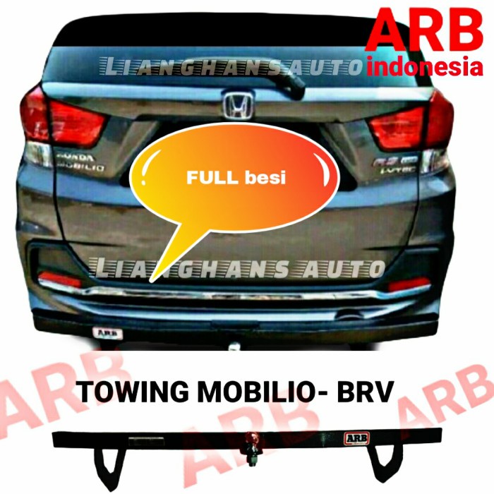 TOWING BAR ARB PENGAMAN BEMPER BELAKANG MOBILIO