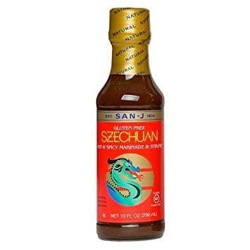 

San J Gluten Free Szechuan Spicy Hot Stir Fry Sauce & Marinade Bumbu Cah Marinasi Pedas