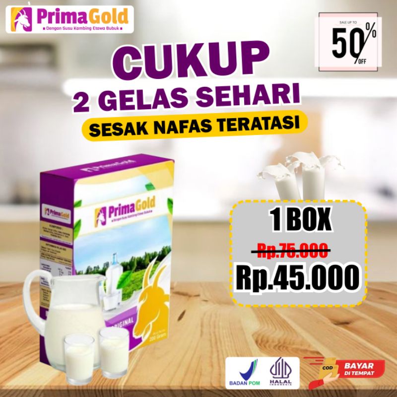 

Dengan 1 Box Prima Gold Susu Kambing Etawa Original Murah Atasi Nyeri Sendi Nyeri Tulang Nyeri Lutut Asam Urat Reumatik Batuk Menahun Asma Paru Paru