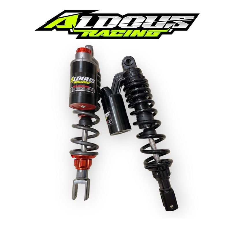 ALDOUS RACING Shockbreaker single tabung atas aldous racing metic 310mm &amp; 330mm vario mio beat soul gt mio j scopy dll