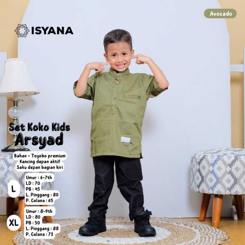 ARSYAD SET KOKO BY ISYANA (BAJU ANAK)