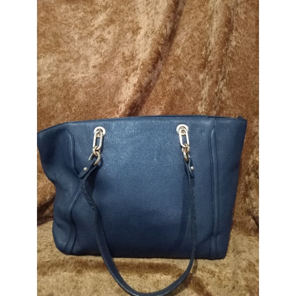 totebag kulit ANNE KLEIN (ada minus)