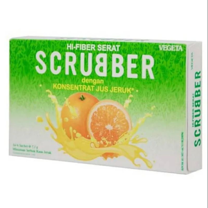 

Vegeta Scrubber Rasa Jeruk 6 Sachet