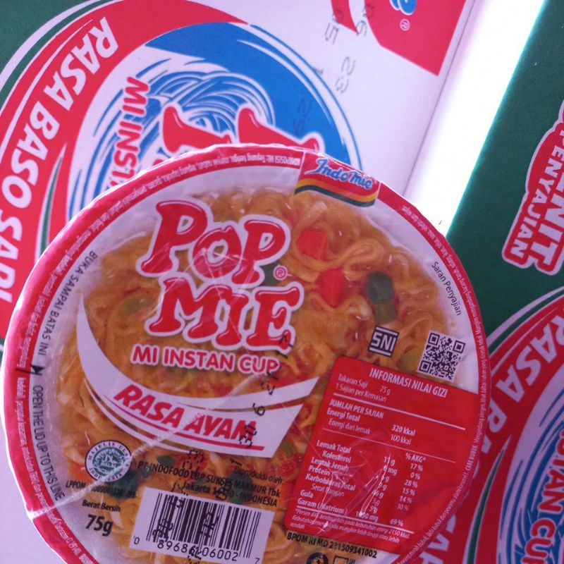 

Pop Mie rasa ayam