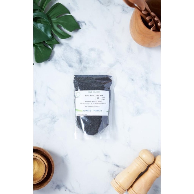 

STOK TERBATAS 250GR BIJI SELASIH / BASIL SEED