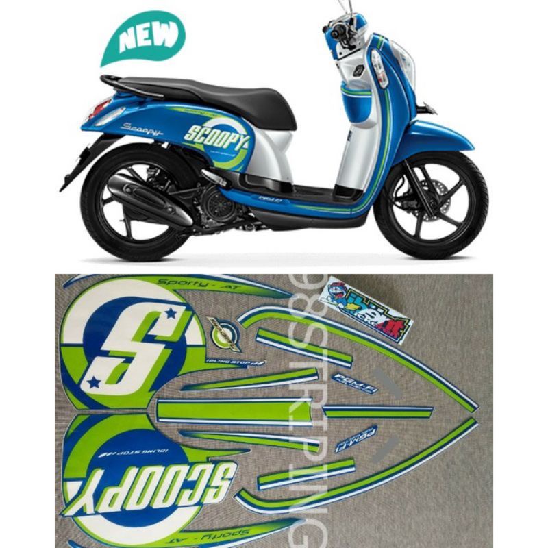 STRIPING STANDAR SCOOPY 2015