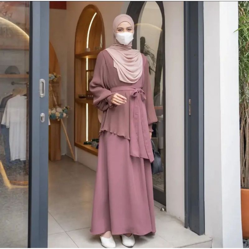 Lunara dress by azmiza Lunara dress rosemary M by azmiza