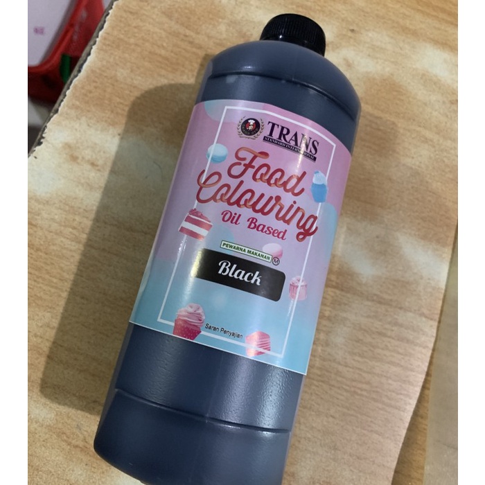 

✨NEW✨ -Trans coloring Black 1 kg / pewarna makanan icing color Hitam- 1.1.23
