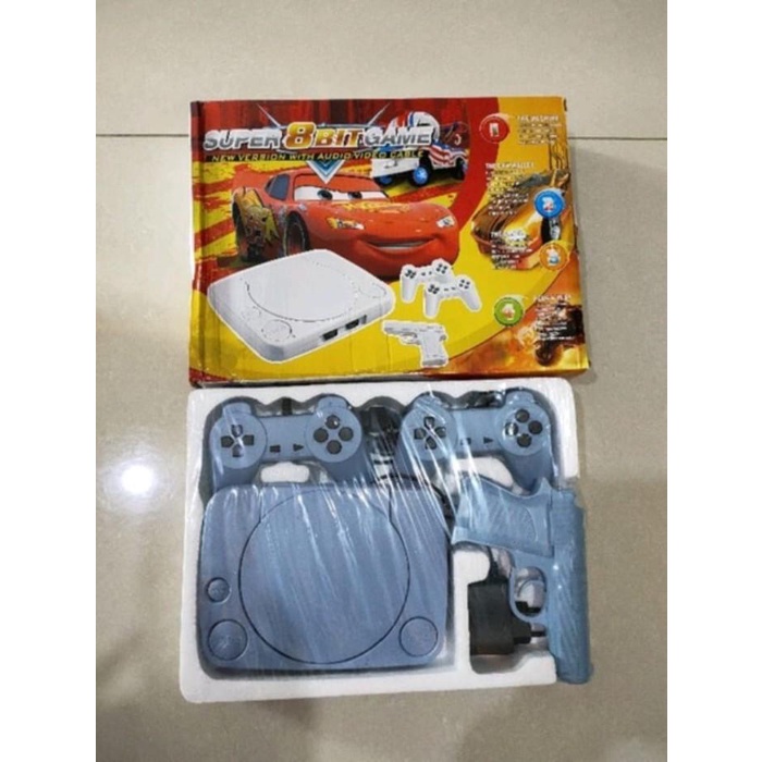 Console PS1 Retro Game Classic Stik + Pistol Gun