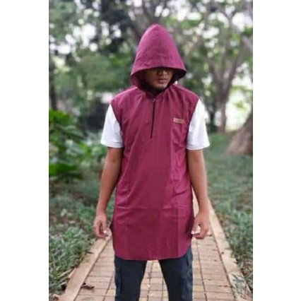 Rompi Sholat Hoodie Bahan Toyobo Premium Free Ongkir Dan Bisa Cod