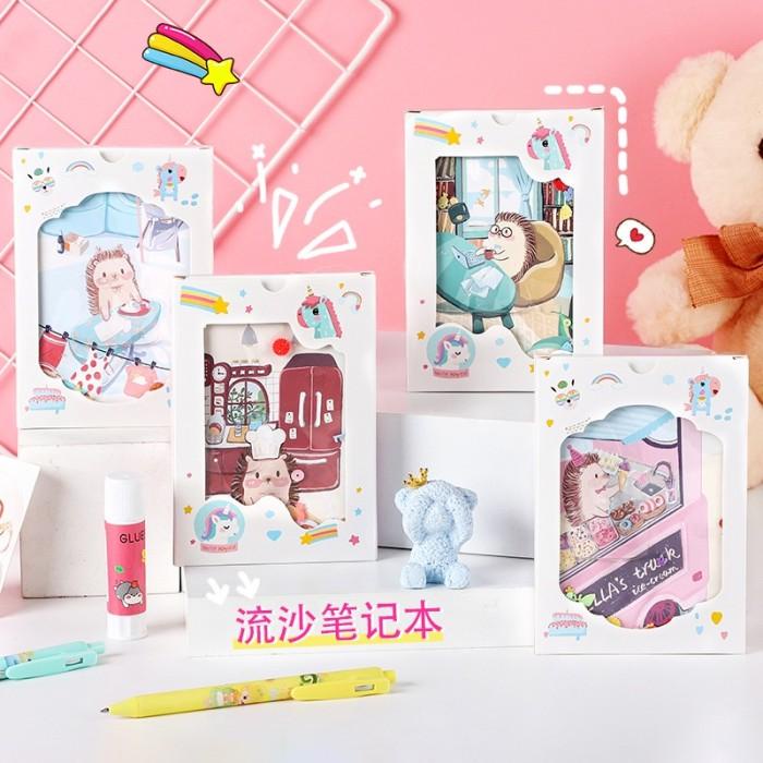 

Buku Diary Notebook Lucu Agenda Import isi Air Manik Manik