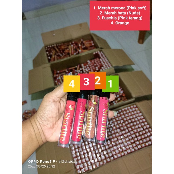 Paket Usaha 10pc lipstik (2pc fuschia=pink terang, 3pc Merah bata=nude, 3pc merah merona=Pink soft, 