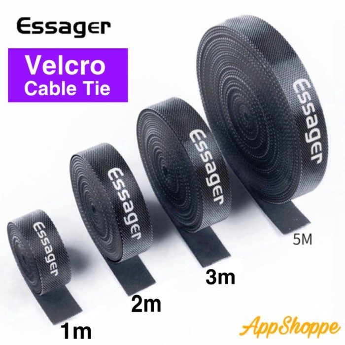 

Terlaris Cord Essager Velcro Cable Organizer Wire Holder Management Pengait Kabel