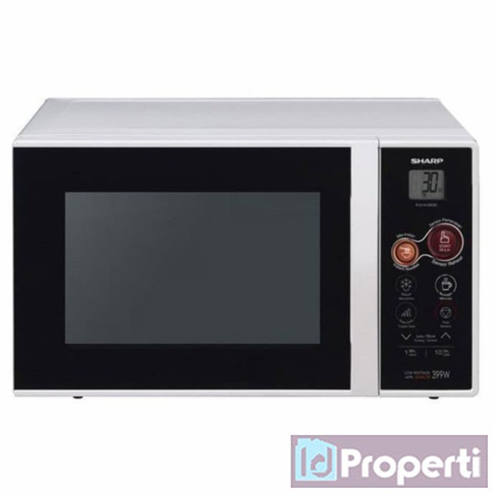 Sharp R-21A1(W)-IN Microwave Oven 22L 399W Pemanas Makanan R21A1WIN