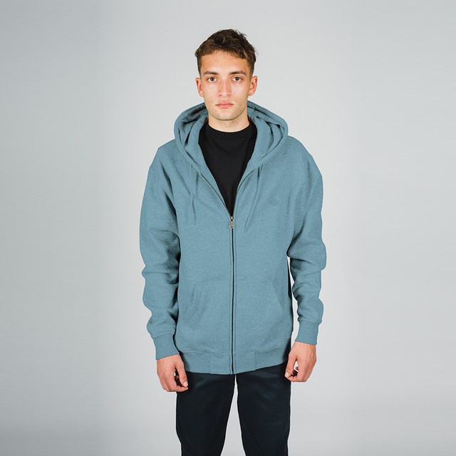 Dickies Davis Zip Through Hoodie K1200504 Steel Blue