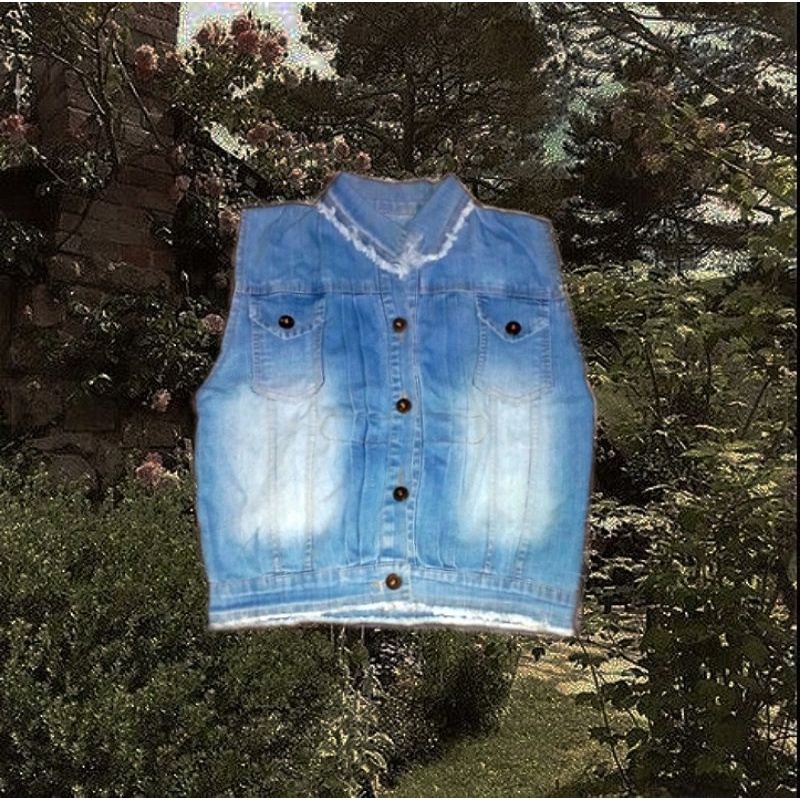 VEST JEANS WANITA VEST CANTIK
