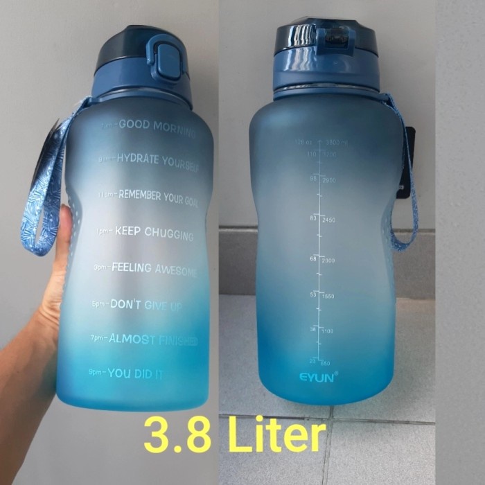 Terlaris Botol Minum Besar Motivasi Quifit Tritan 2 Liter Dan 3 Liter