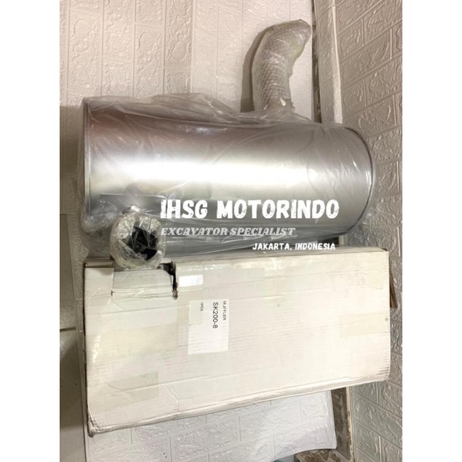 Muffler Knalpot Sk200-6 Sk200 6 Kobelco Import