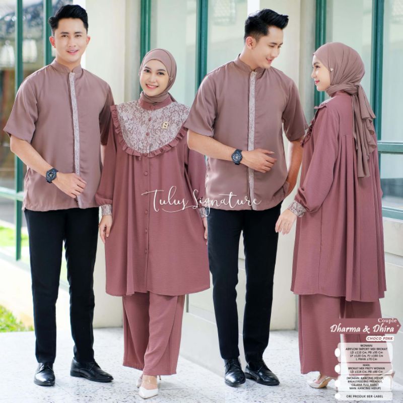 DHIRA DHARMA COUPLE BY TULUS SIGNATURE | SETELAN BAJU RAYA COUPLE | RAYA COUPLE PREMIUM
