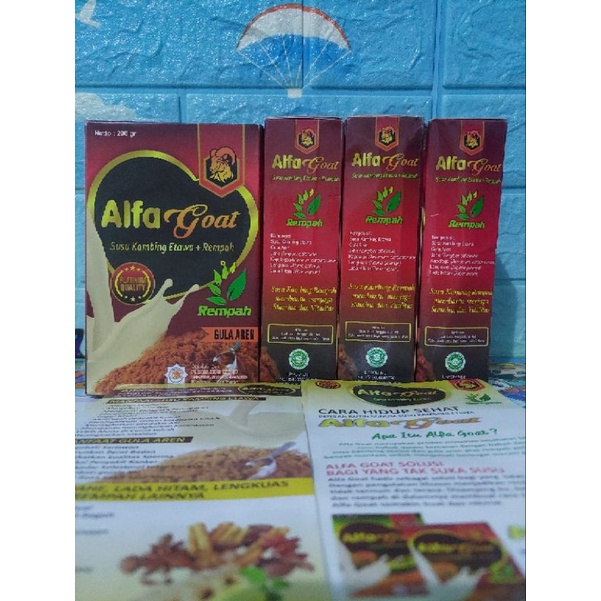 

SUSU KAMBING ETAWA Alfa goat (rempah+gula aren)