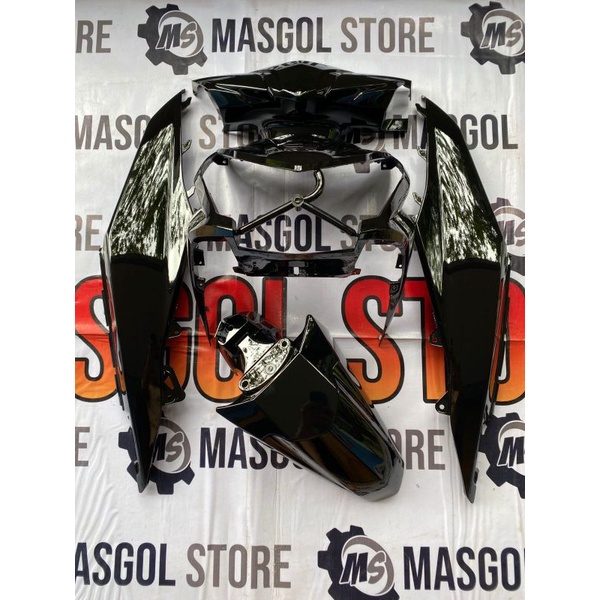 Full Cover Body Halus Honda Beat Fi 2013 2016 Hitam
