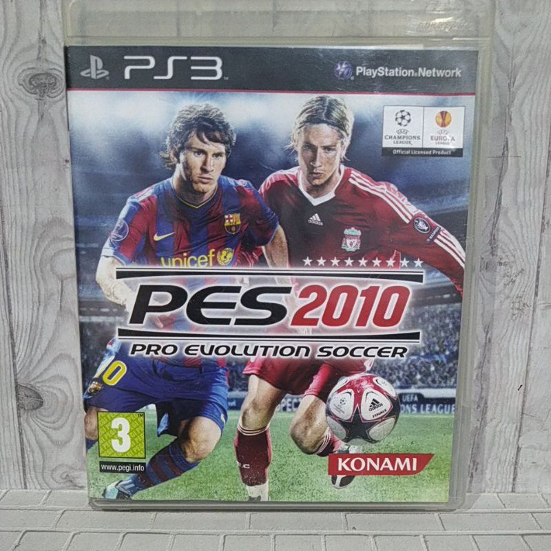 BD CD KASET ORIGINAL PS3 Pes 2010 USA Bahasa Inggris Lengkap manual book