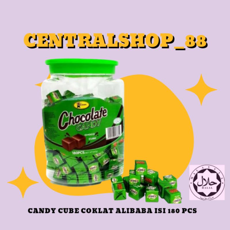 

candy cube coklat alibaba isi 180pcs