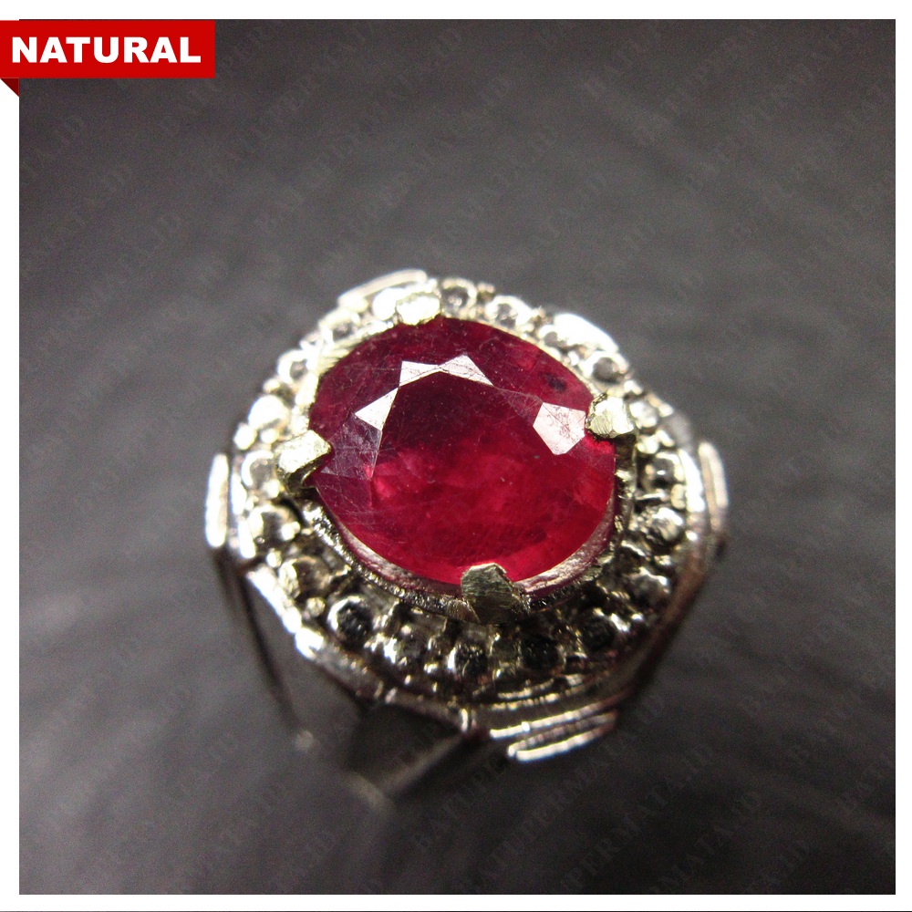 RUBY PIGEON BLOOD - CINCIN BATU PERMATA NATURAL