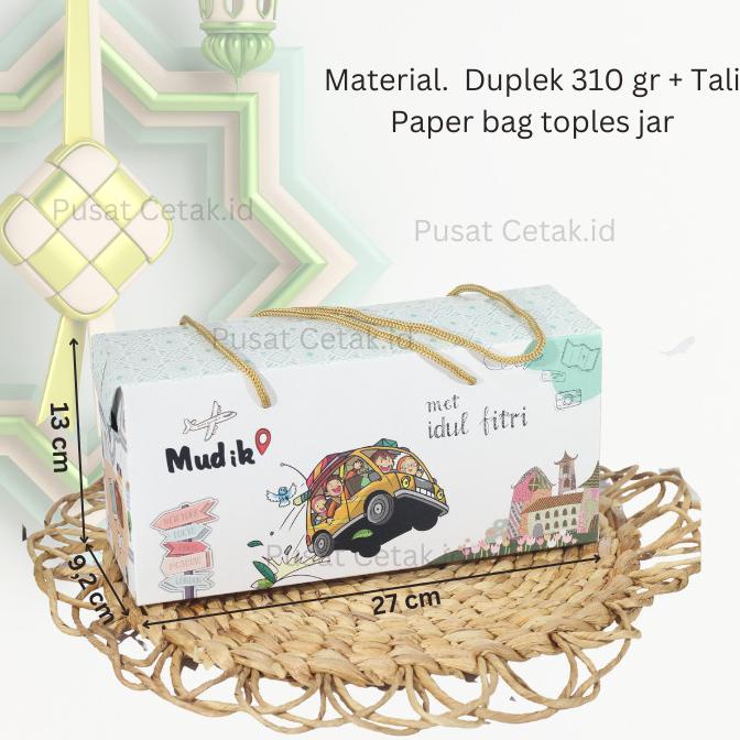 

salle Paper Bag Edisi Lebaran Tas Kertas Paperbag Kantong Box Packaging Jar