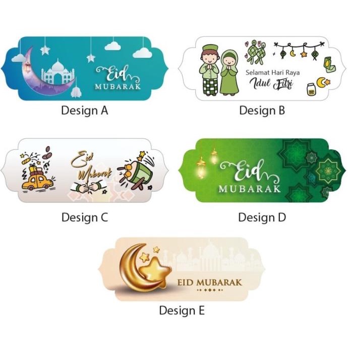 

salle Parsel Ramadan Sticker Lebaran Parcel Toples Hampers Paper Bag Stiker
