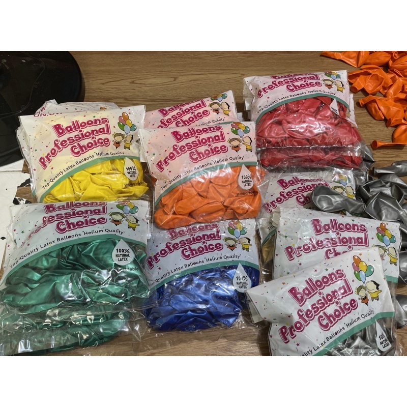 Balon latex Metalik uk 12” isi 50 pcs
