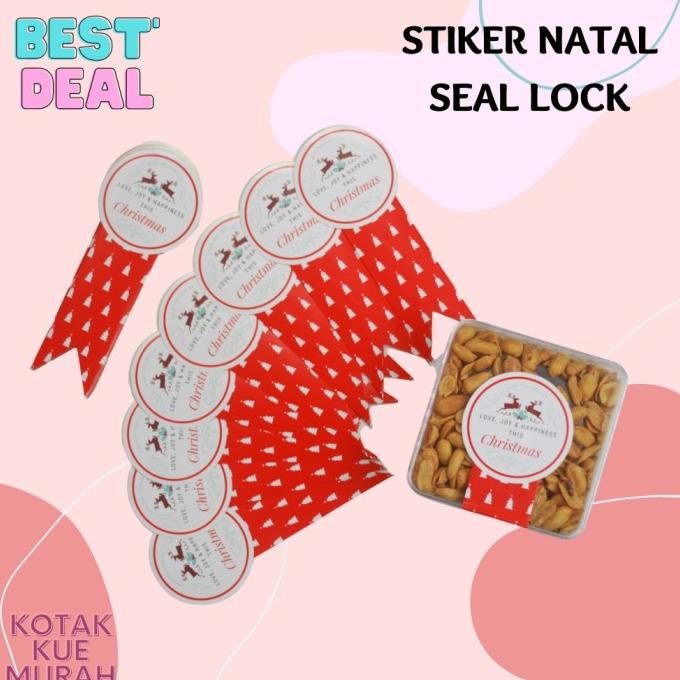 

salle STIKER NATAL SEAL LOCK CHIRSTMAS UNTUK TOPLES