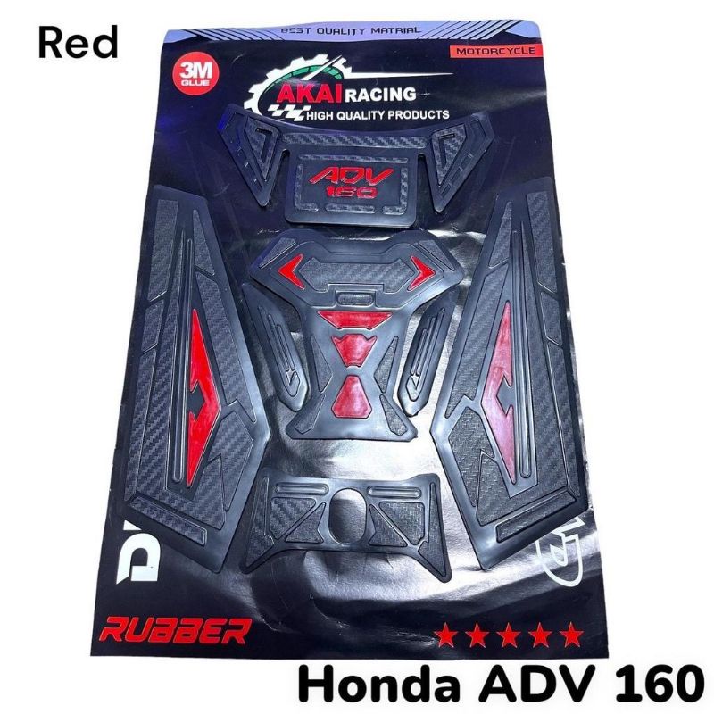 Tankpad Honda Adv 160 Deckpad Honda ADV 160 Protector Cover Pelindung Kaki anak dasbor/Bensin Bahan Karet Berkualitas Free Double Tape 3m