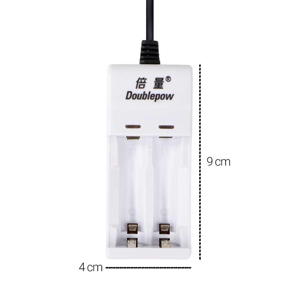 DOUBLEPOW Charger Baterai 2 Slots for AA/AAA DP-U21 Charger Baterai Tamiya Type C Baterai Aa Baterai Aaa Taffware Fast Charging Charger Baterai Charger Fast Charging Charger Baterai Aa Aa Aaa Charger Batre Batrai Aa Charger Batre Aa Batre Abc Baterai Awt