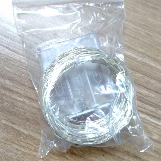 OKAL Lampu String Dekorasi Fairy Battery Box Waterproof 100 LED 10M 3