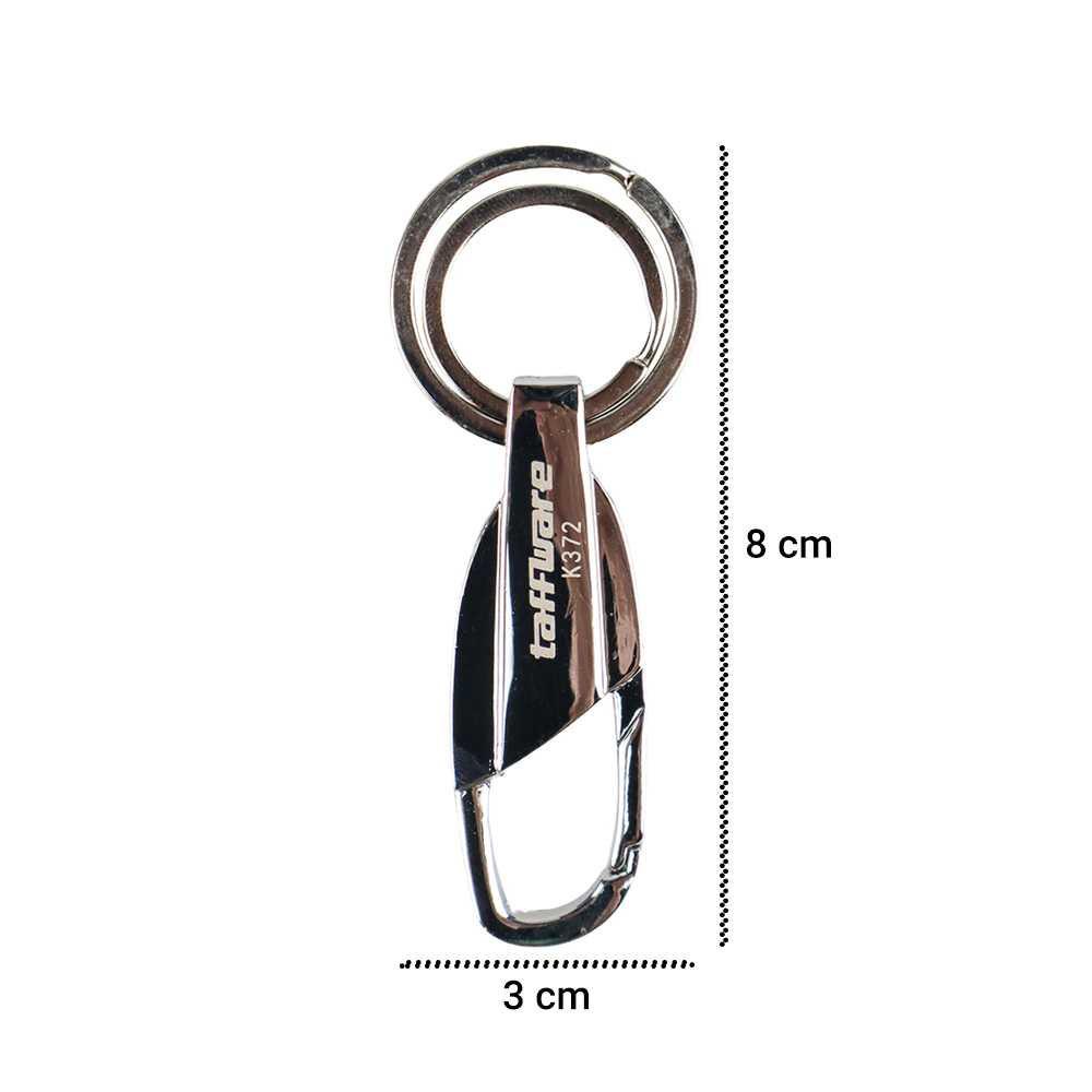 Taffware Gantungan Kunci Carabiner Keychain Stainless Steel 372