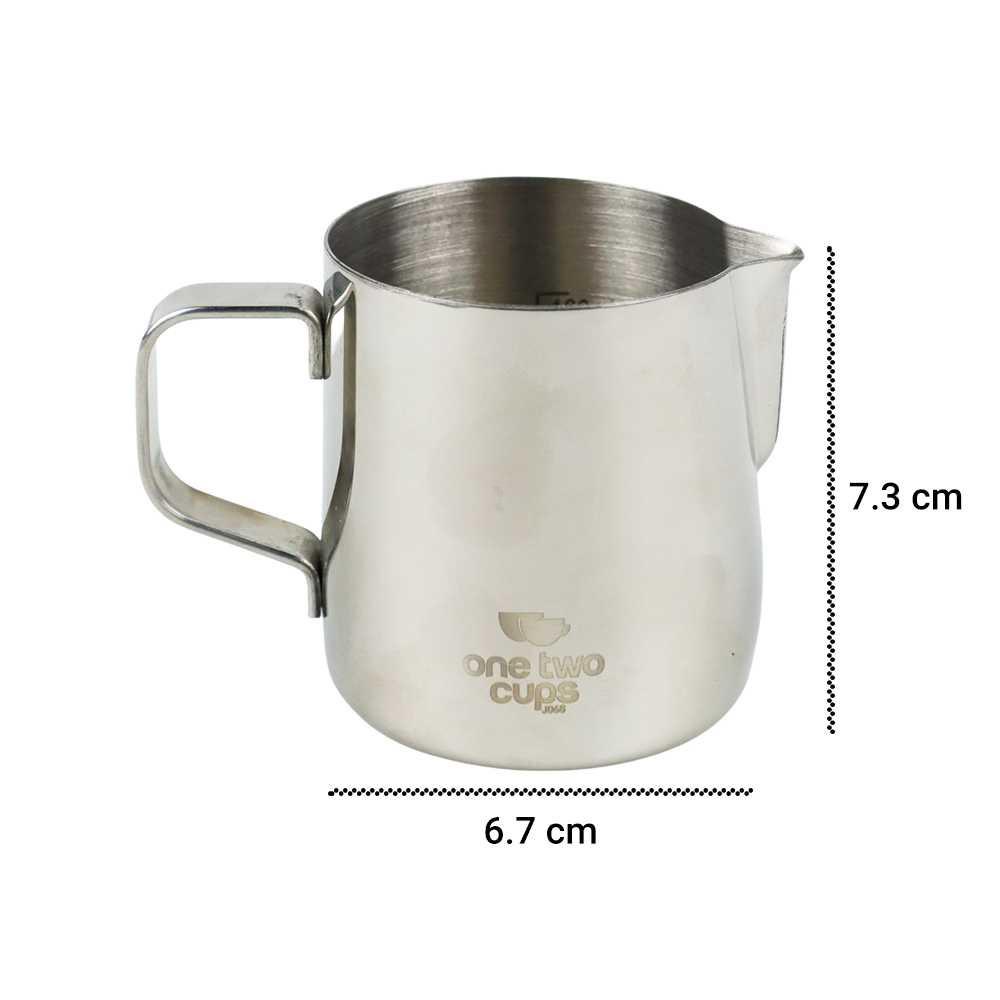 One Two Cups Gelas Milk Jug Kopi Espresso Latte Art - J068