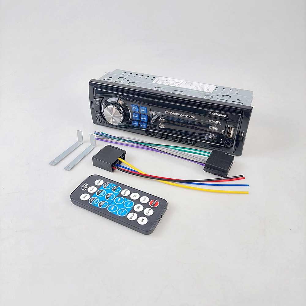 Taffware Tape Audio Mobil MP3 Player Bluetooth Wireless ISO Plug P3-S210L