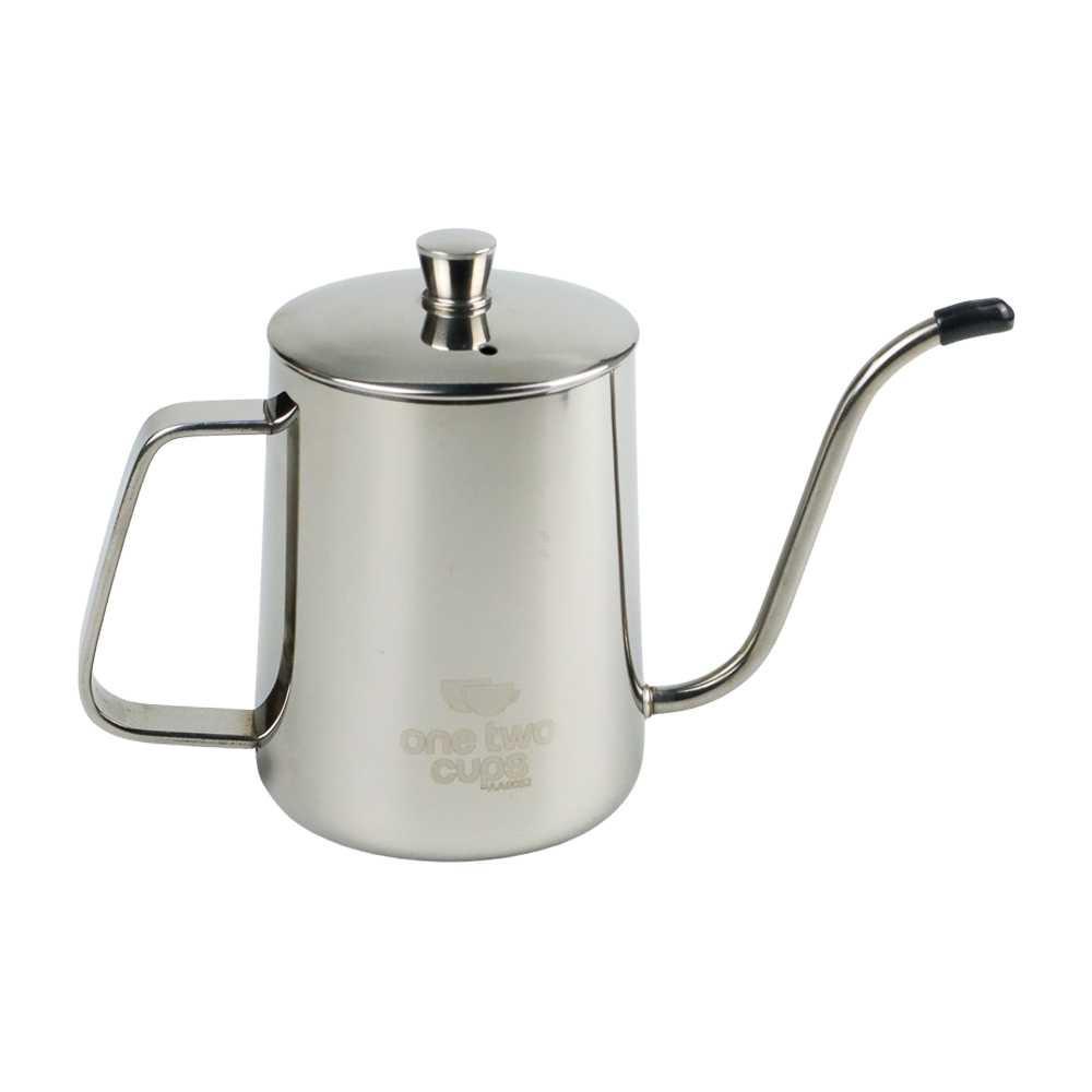 One Two Cups Teko Pitcher Kopi Teapot Drip Kettle Cup Stainless Steel A0052