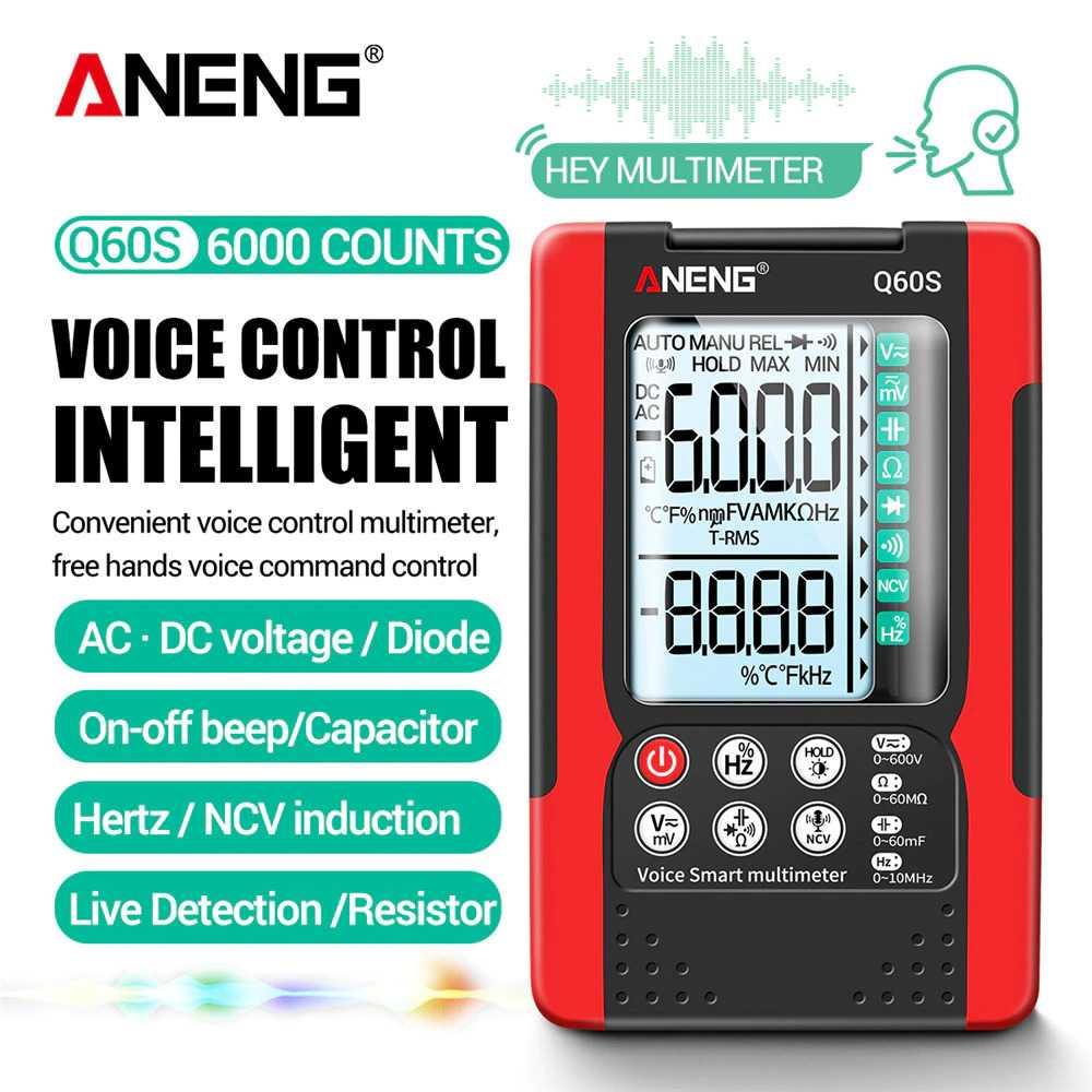 ANENG Multimeter Digital Tester Speech Recognition True RMS Q60S Scoter Listrik Scoter Listrik Volt Meter Motor Volt Meter Motor Volt Meter Digital Volt Meter Digital Volt Meter Ac Volt Meter Ac Tester Digital Multitester Tester Digital Multitester Volt M