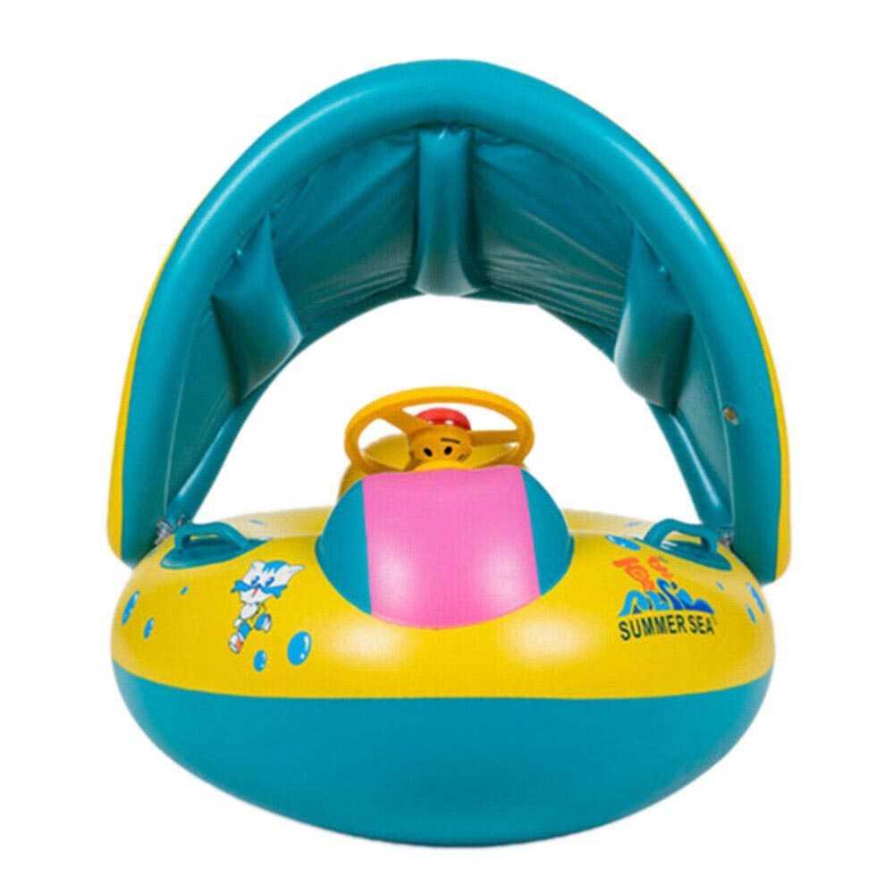 Summer Sea Pelampung Kolam Renang Bayi Ring Floating with Canopy D108