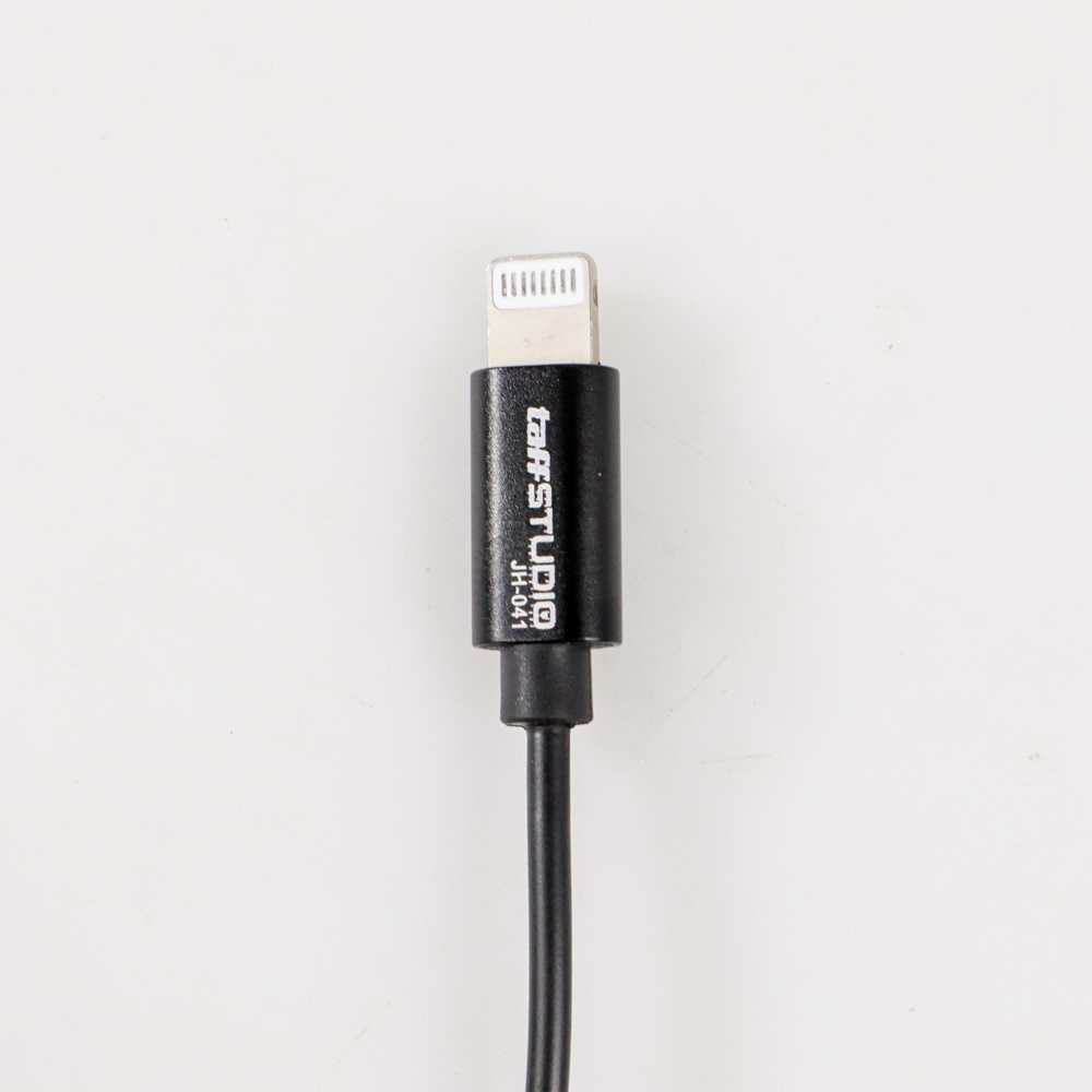 TaffSTUDIO Microphone Clip-on Lightning Plug Lavalier iPhone H-041