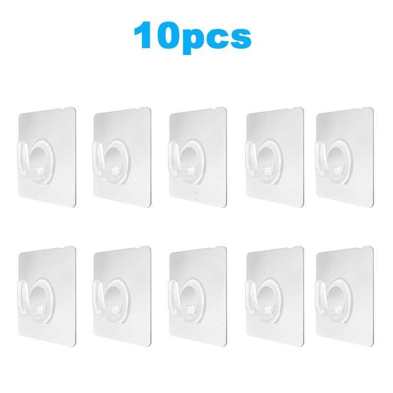 KITPIPI Rak Gantungan Hook Wall Hanger Organizer Adhesive 10 PCS TC22 Rak Gantungan Baju Rak Gantungan Baju Baju Mandi Baju Mandi Organizer Rumah Organizer Rumah Gantungan Baju Aesthetic Gantungan Baju Aesthetic Gantungan Kamar Mandi Tempel Gantungan Kama