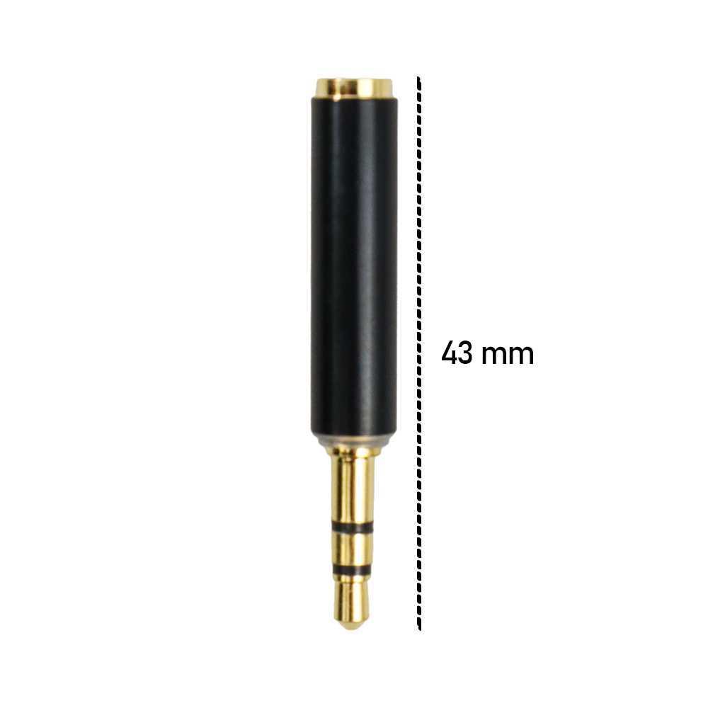 OLLIVAN Konverter Audio AUX 3.5mm 4 Pole to 3 Pole Male to Female V119