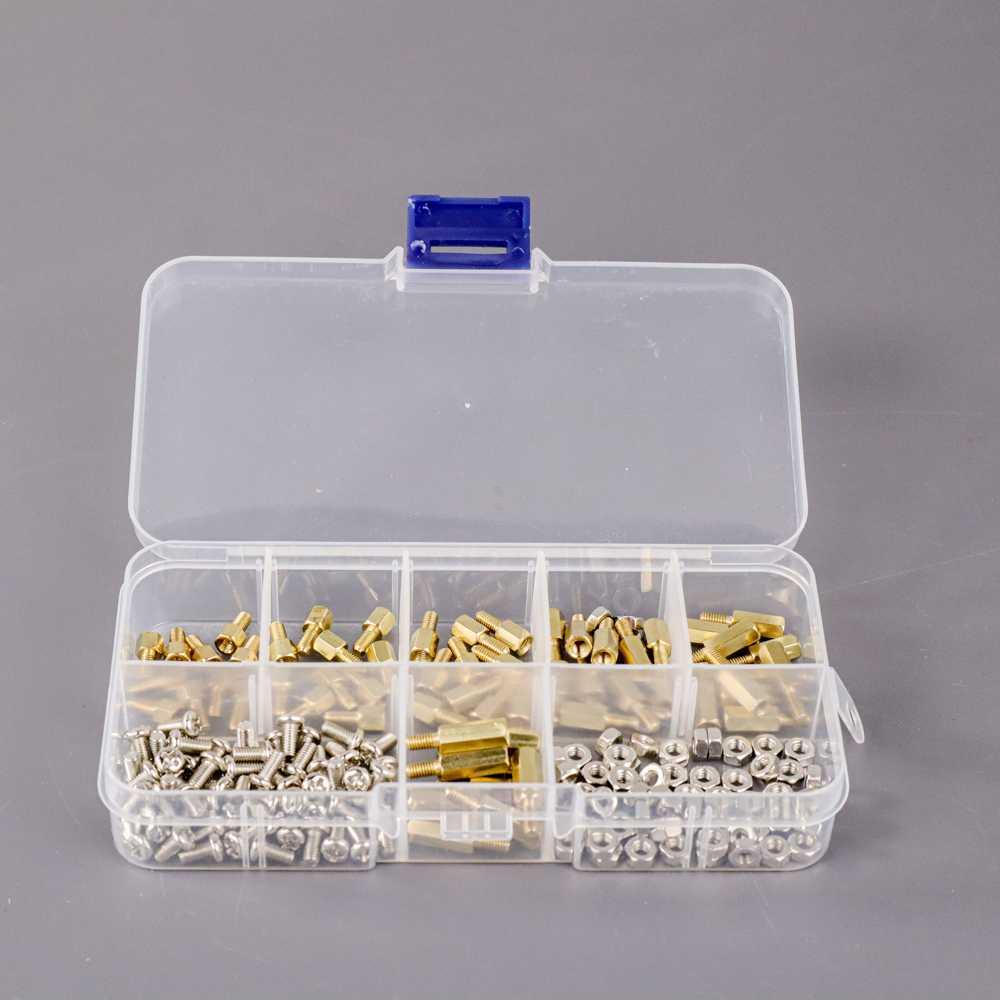 XHHD Set Hex Stand-Off &amp; Spacer Kit Aksesoris PCB Tipe M3 180 PCS