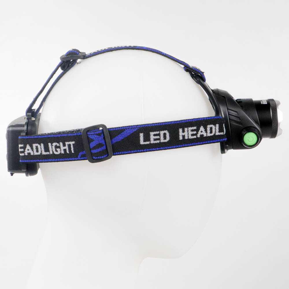 TaffLED High Power Headlamp LED Cree XML T6 + Charger - 568D