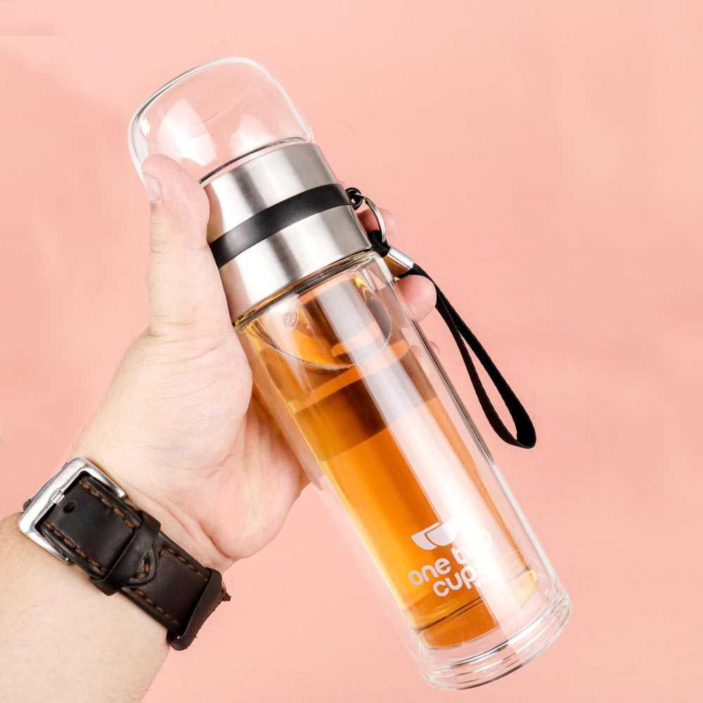 Botol Minum 400ml One Two Cups Portable Tumbler Tea Cups VN301 Botol Minum Aesthetic Korean Buat Sekolah Botol Minum Anak Bpa Free Tupperware Botol Minum Tempat Minum Anak Karakter Botol Minum Lucu Korea Dan Aesthetic Gelas Aesthetic Korean