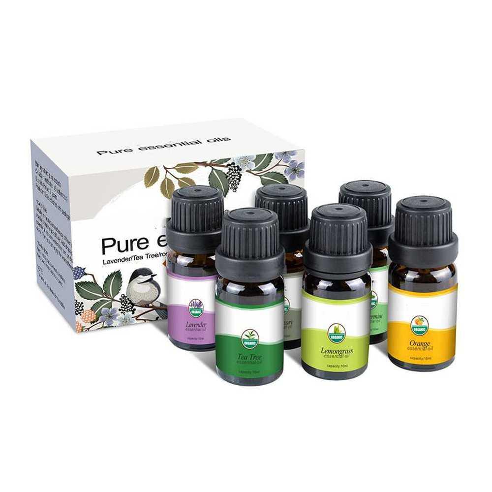 Taffware HUMI Pure Essential Oils Minyak Aromatherapy 10ml 6PCS - K-E7