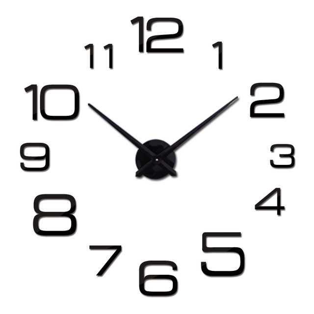 Jam Dinding Besar DIY Giant Wall Clock 100cm Model Numeral - JM-16