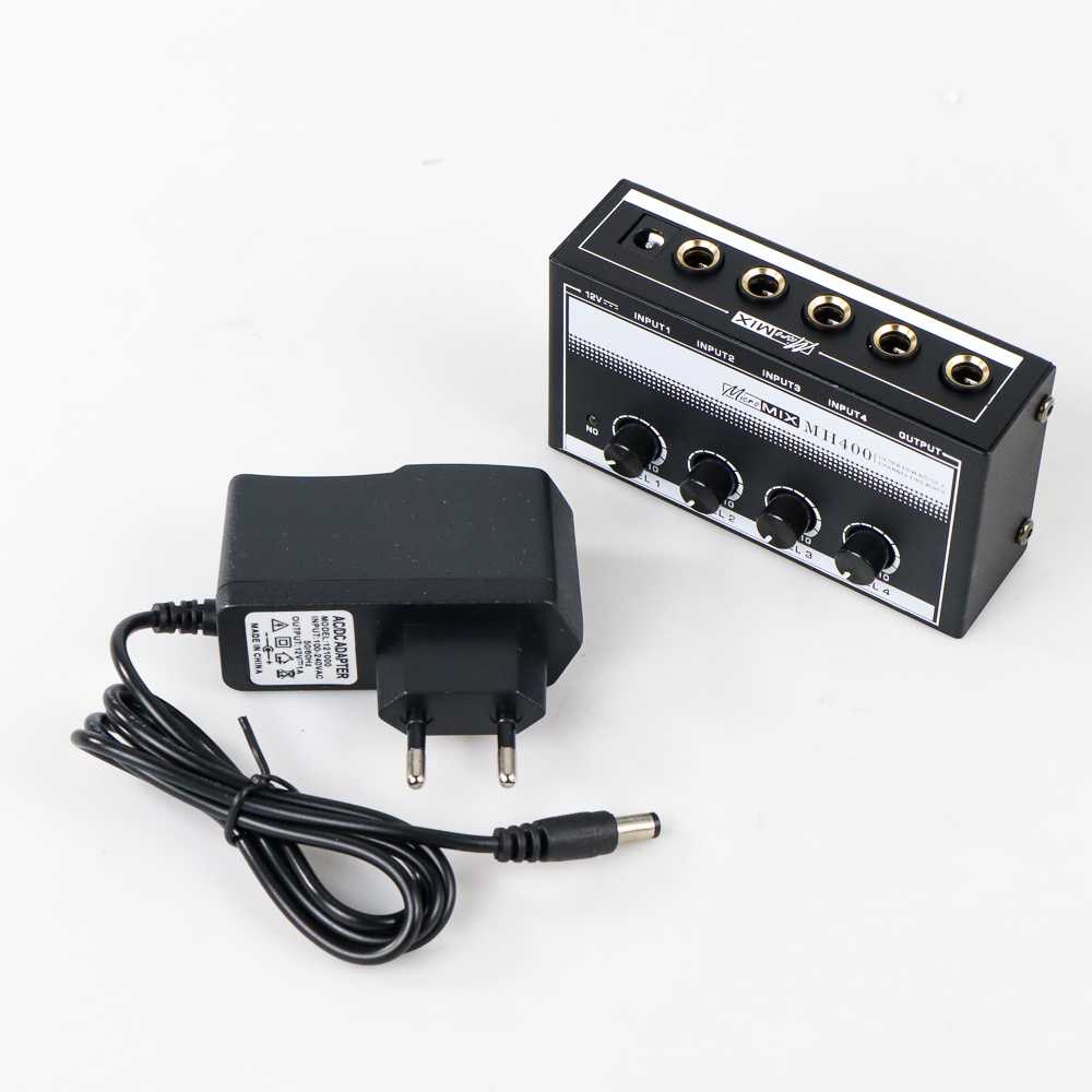 ( 100% BARANG ORI ) MicroMix Professional Ultra-compact Karaoke Mixer Amplifier 4CH - MH400